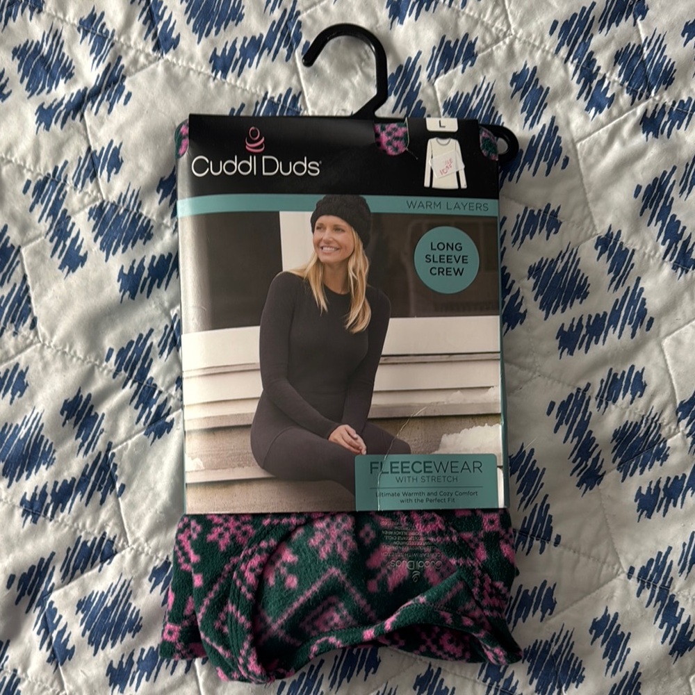 Cuddl Duds Fleecewear Long Sleeve Crew